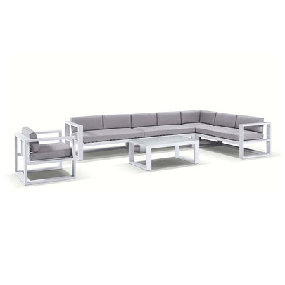 Santorini Package C Outdoor Aluminium Corner Lounge