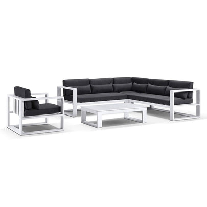 Santorini Package B Outdoor Aluminium Corner Lounge