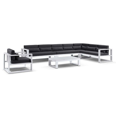 Santorini Package C Outdoor Aluminium Corner Lounge