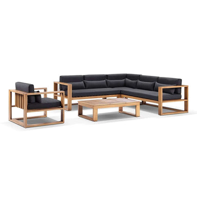 Santorini Package B Outdoor Aluminium Corner Lounge