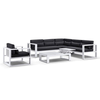 Santorini Package B Outdoor Aluminium Corner Lounge