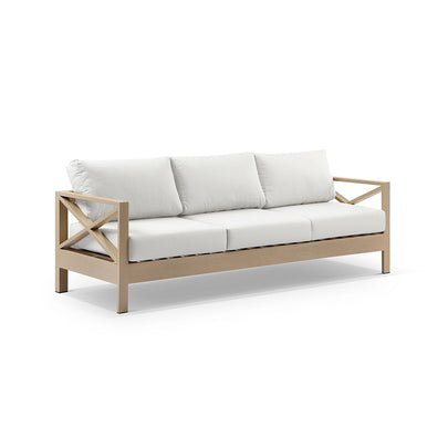 Kansas 3 seater Outdoor Aluminium Lounge