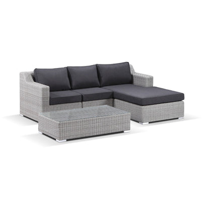 Milano Package B - Outdoor Wicker Modular Chaise Lounge with Coffee Table