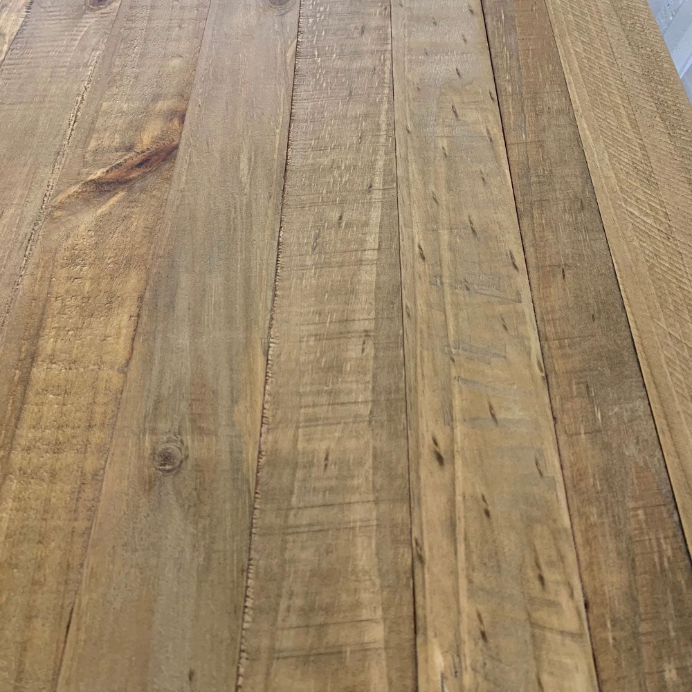 Rectangle Rustic Timber Length Leura Belle Rustic Rectangle 210cm x 100cm Indoor Timber Dining Table ...