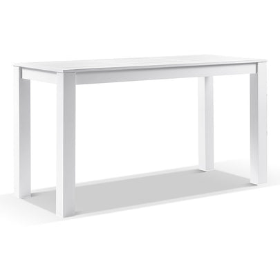 Santorini Outdoor Aluminium 2m Bar Table with 8 Bar Stools