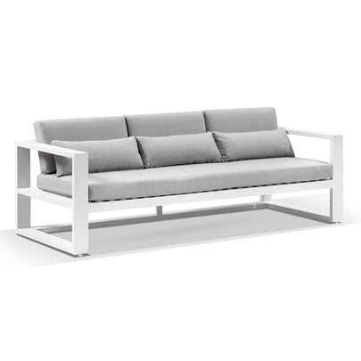 Santorini 3+1+1 Aluminium Lounge Setting with Coffee Table
