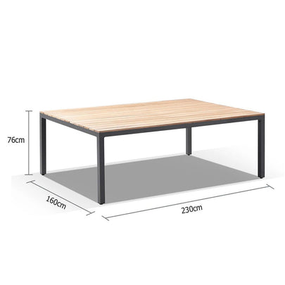 Tuscany 10 Seater Teak and Aluminium Dining Table