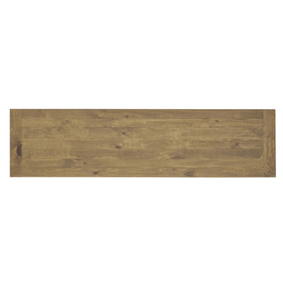 Leura Belle Entertainment TV Unit in Brushed  with Natural Timber Top