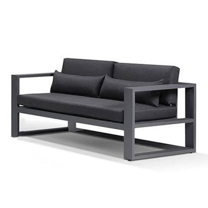 Santorini 2 Seater Outdoor Aluminium Lounge