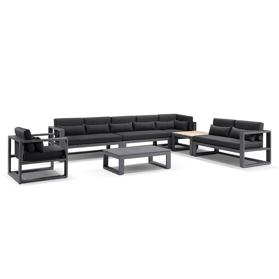 Santorini Package D Outdoor Aluminium Corner Lounge