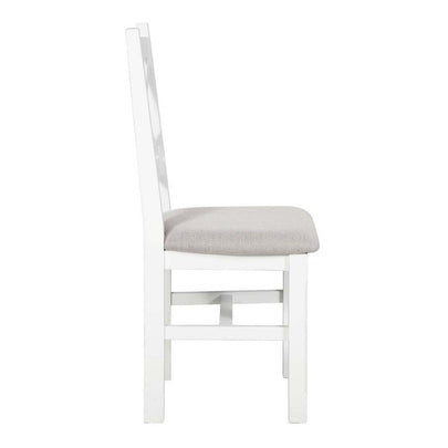 Ashton Indoor Timber Wooden Dining Chair with Padded Seat