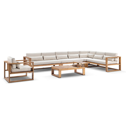Santorini Package C Outdoor Aluminium Corner Lounge