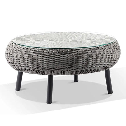 Plantation Outdoor Wicker 3+1+1 Lounge Set with Coffee Table