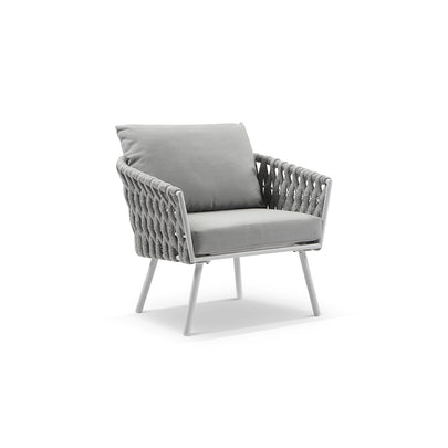 Lismore 3+2+1 Seater Outdoor Aluminium and Rope Lounge Set