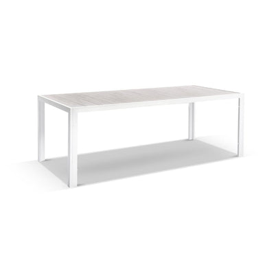 Southport Outdoor 2.17m Aluminium and Ceramic Table with 8 Alpine Chair