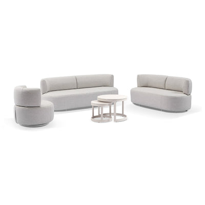 Onslow 3+2+1 Outdoor Lounge with Round Coffee Table Set