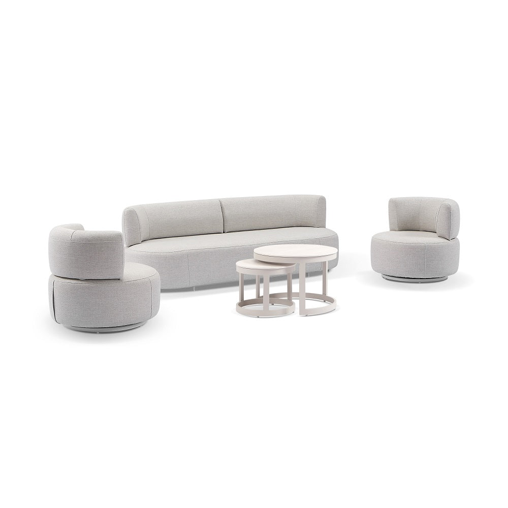 Onslow 3+1+1 Outdoor Lounge with Round Coffee Table Set