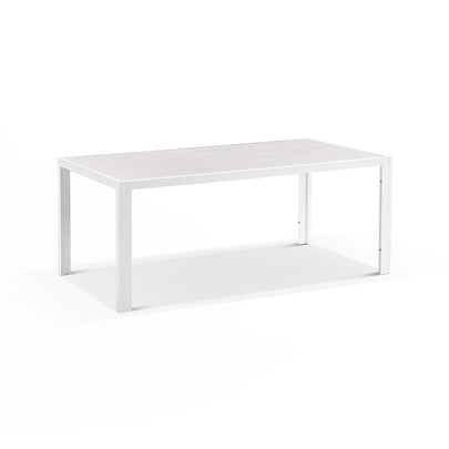 Alpine Outdoor 1.85m Aluminium and Ceramic Rectangle Dining Table