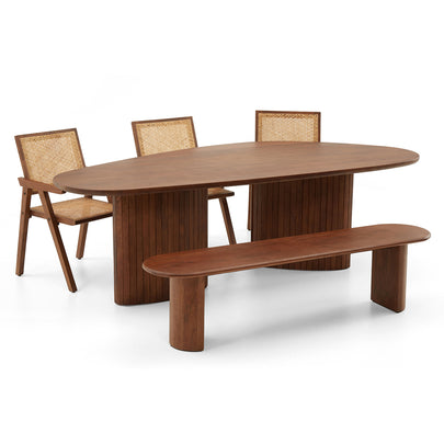 Annangrove Indoor 2.5m Timber Dining Set with bench and Chairs