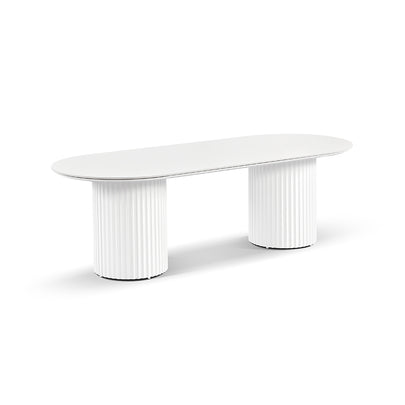 Aria Outdoor 2.4m Ceramic Top Aluminium Dining Table