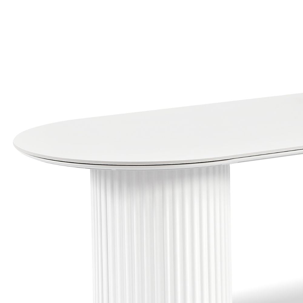 Aria Outdoor 2.4m Ceramic Top Aluminium Dining Table