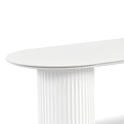 Aria Outdoor 2.4m Ceramic Top Aluminium Dining Table