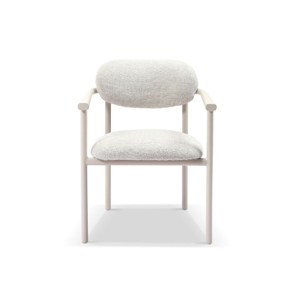 Malibu 2.2m Outdoor Aluminium and Ceramic Dining Table with 8 Aria Chairs