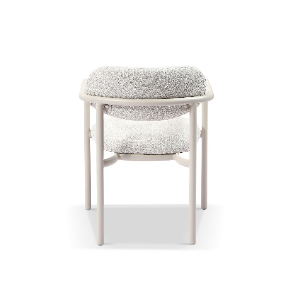 Malibu 2.2m Outdoor Aluminium and Ceramic Dining Table with 8 Aria Chairs