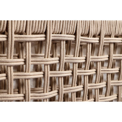 Avery Outdoor Aluminium and Rope Dining Chair