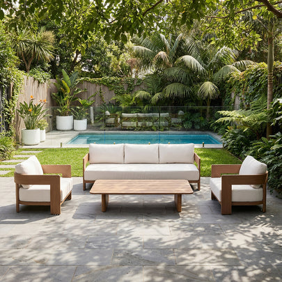Marlo 1 Seater Outdoor Aluminium Lounge
