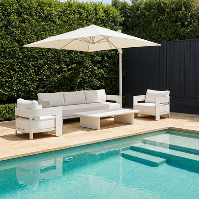 Marlo 1 Seater Outdoor Aluminium Lounge
