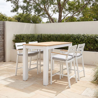 Balmoral 1.5m Bar Table with 4 Capri Bar Stools