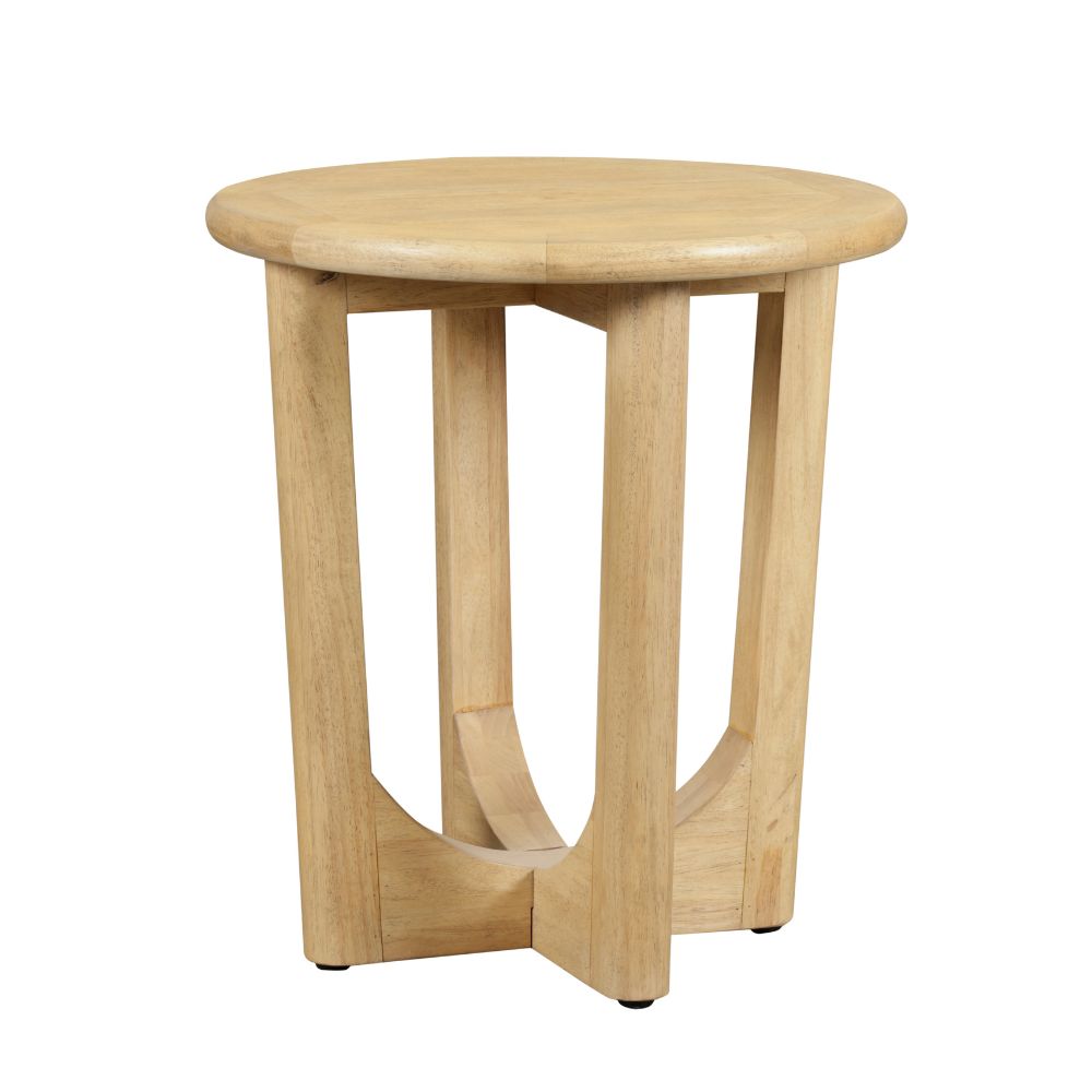Bateau Bay Indoor Round Timber Side Table