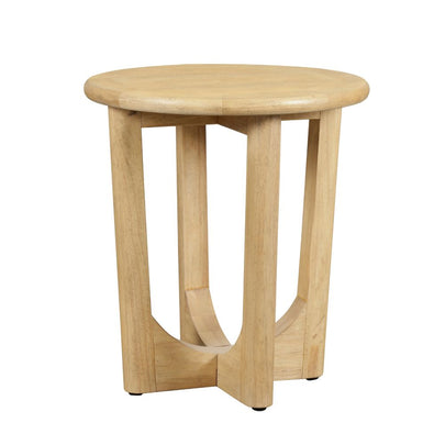 Bateau Bay Indoor Round Timber Side Table