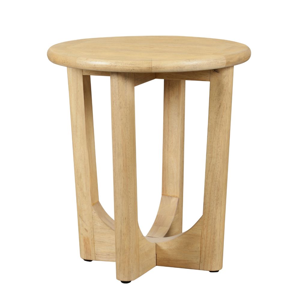 Bateau Bay Indoor Round Timber Side Table