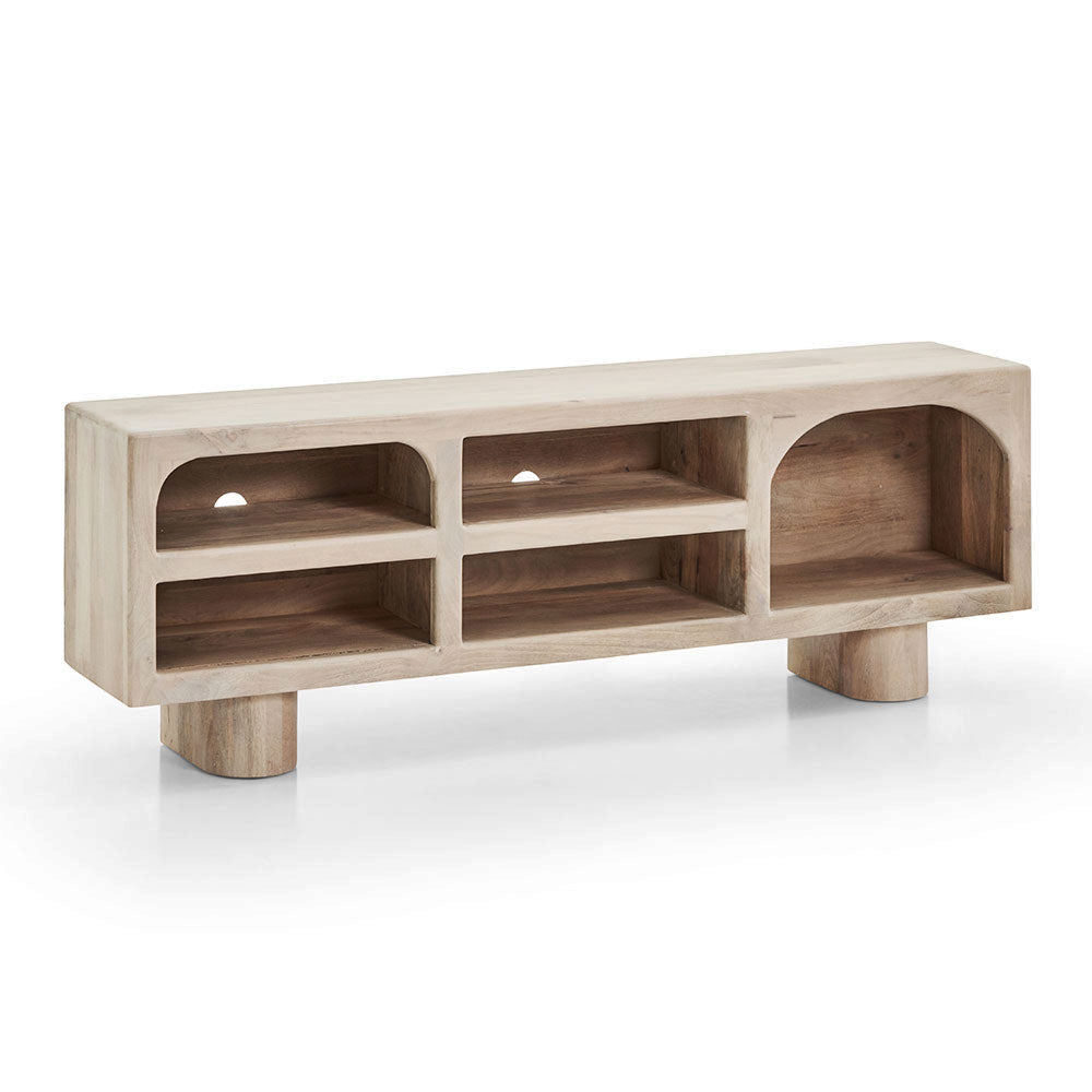 Large Beaumont Indoor Mango Wood TV Unit $396 ($990) + more up to 60% off Bay Gallery Furniture clearance