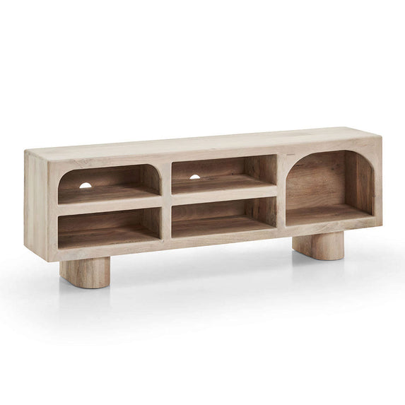Large Beaumont Indoor Mango Wood TV Unit