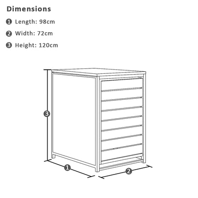 Belrose Bin House Storage Unit Box