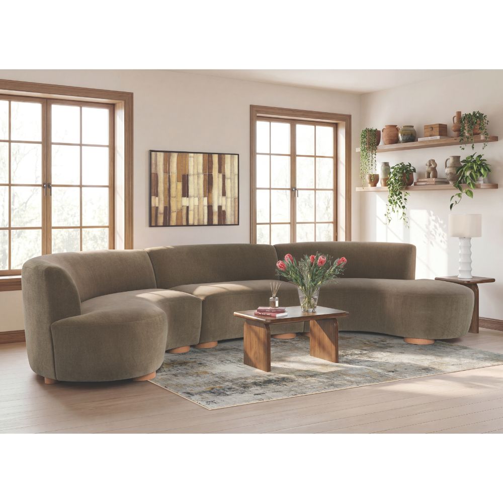 Bexley Indoor Corner Chaise Fabric Lounge Setting