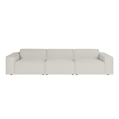 Brighton Indoor 3 Seater Fabric Sofa Lounge with Ottoman