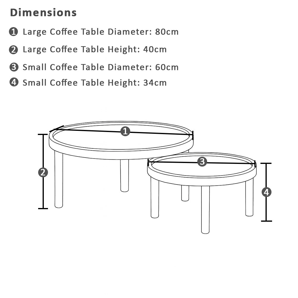 Canggu Outdoor Curved Lounge Setting with Coffee Table Set