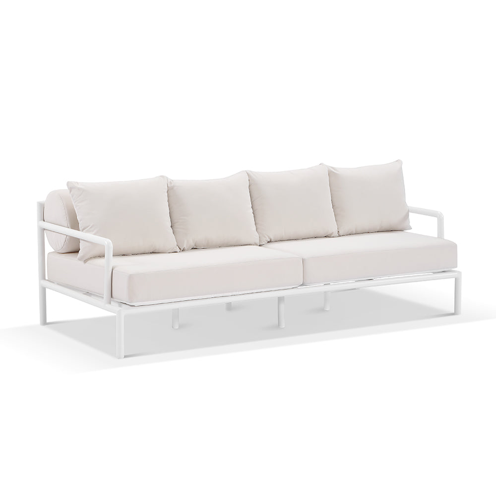 Capella 3 Seater Outdoor Aluminium Lounge in Sunbrella
