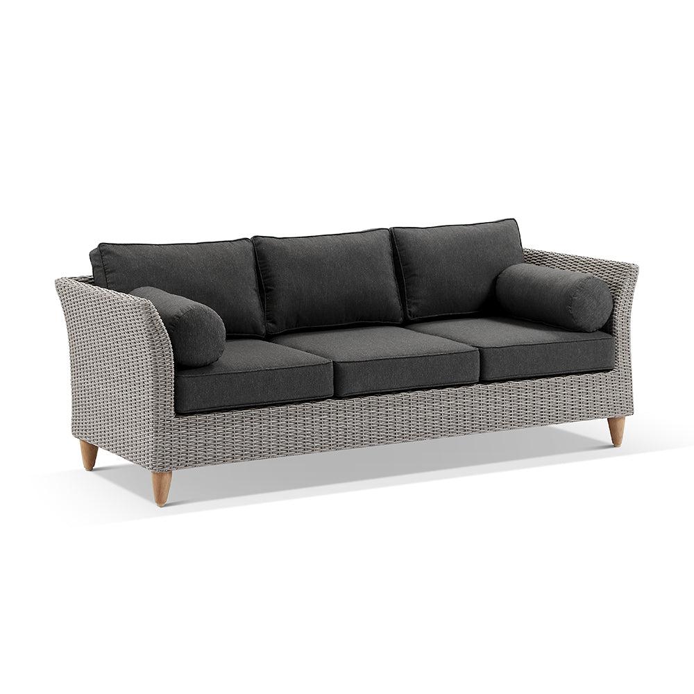 Carolina 3+2+1 Outdoor Wicker Lounge Setting with coffee table