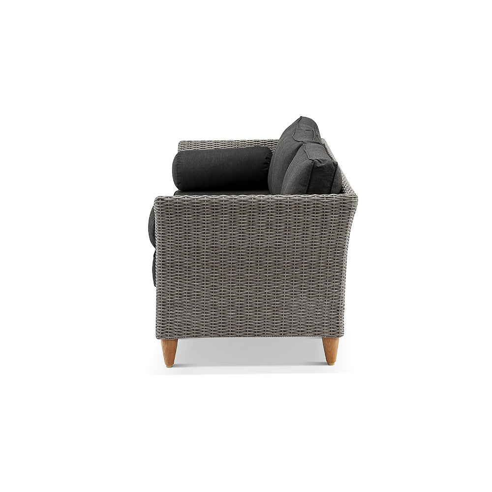 Carolina 3+2+1 Outdoor Wicker Lounge Setting with coffee table