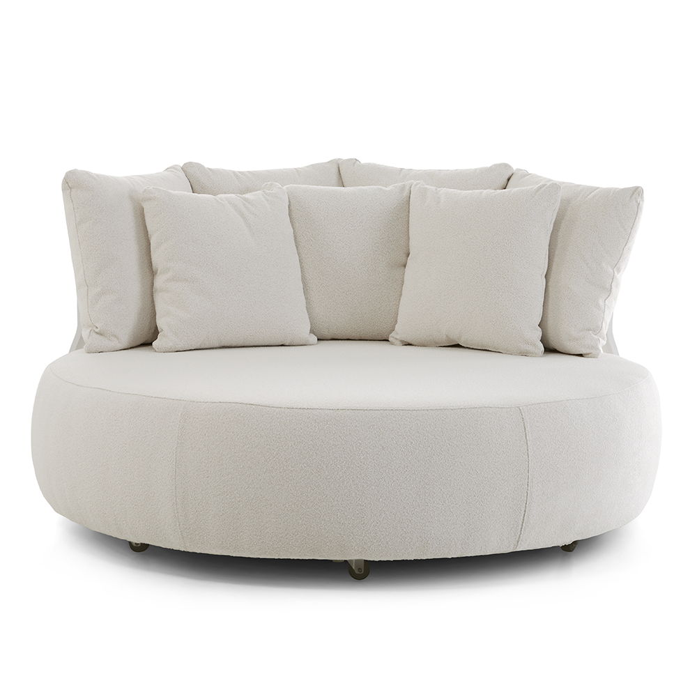 Catalina Outdoor Aluminium Round Daybed Lounge
