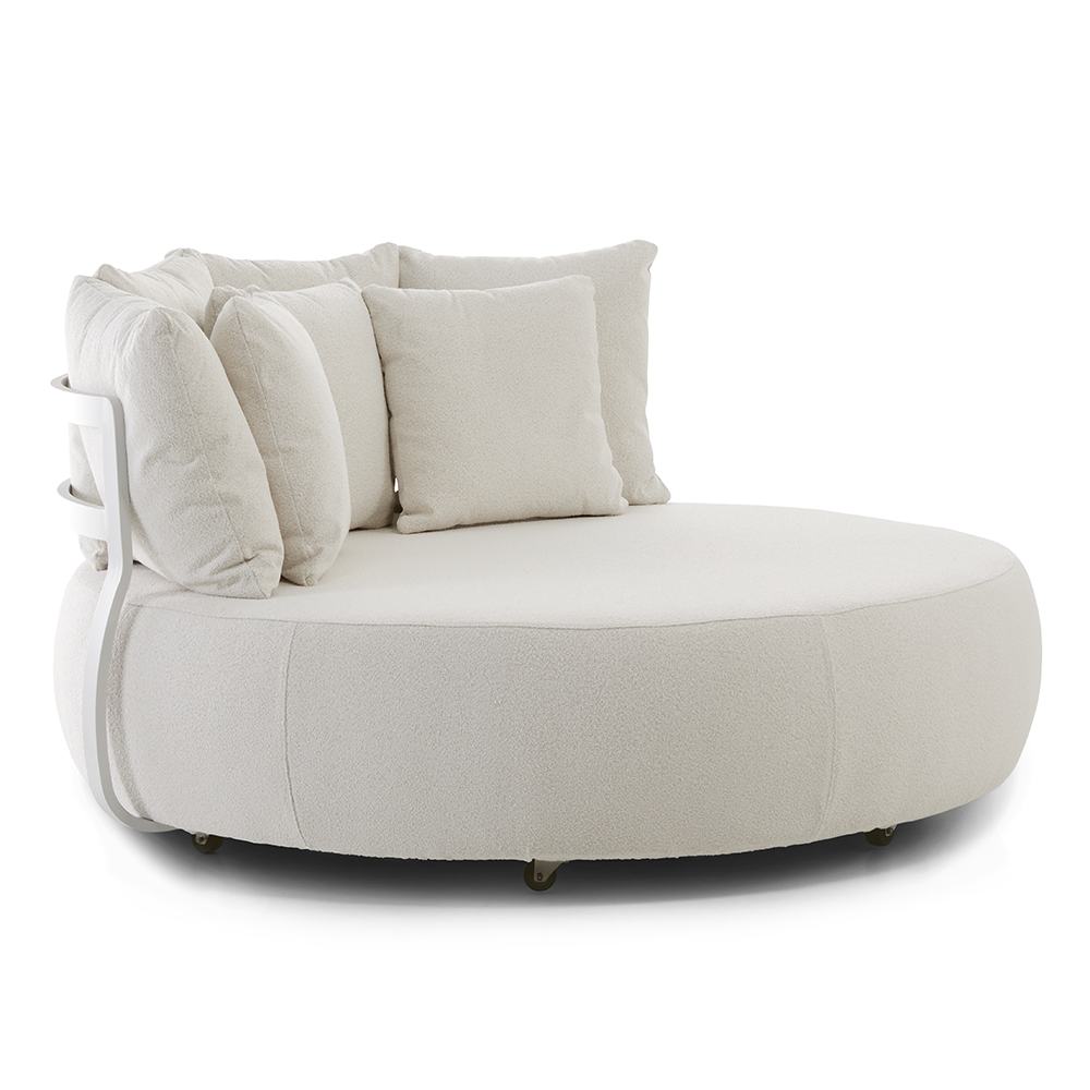 Catalina Outdoor Aluminium Round Daybed Lounge