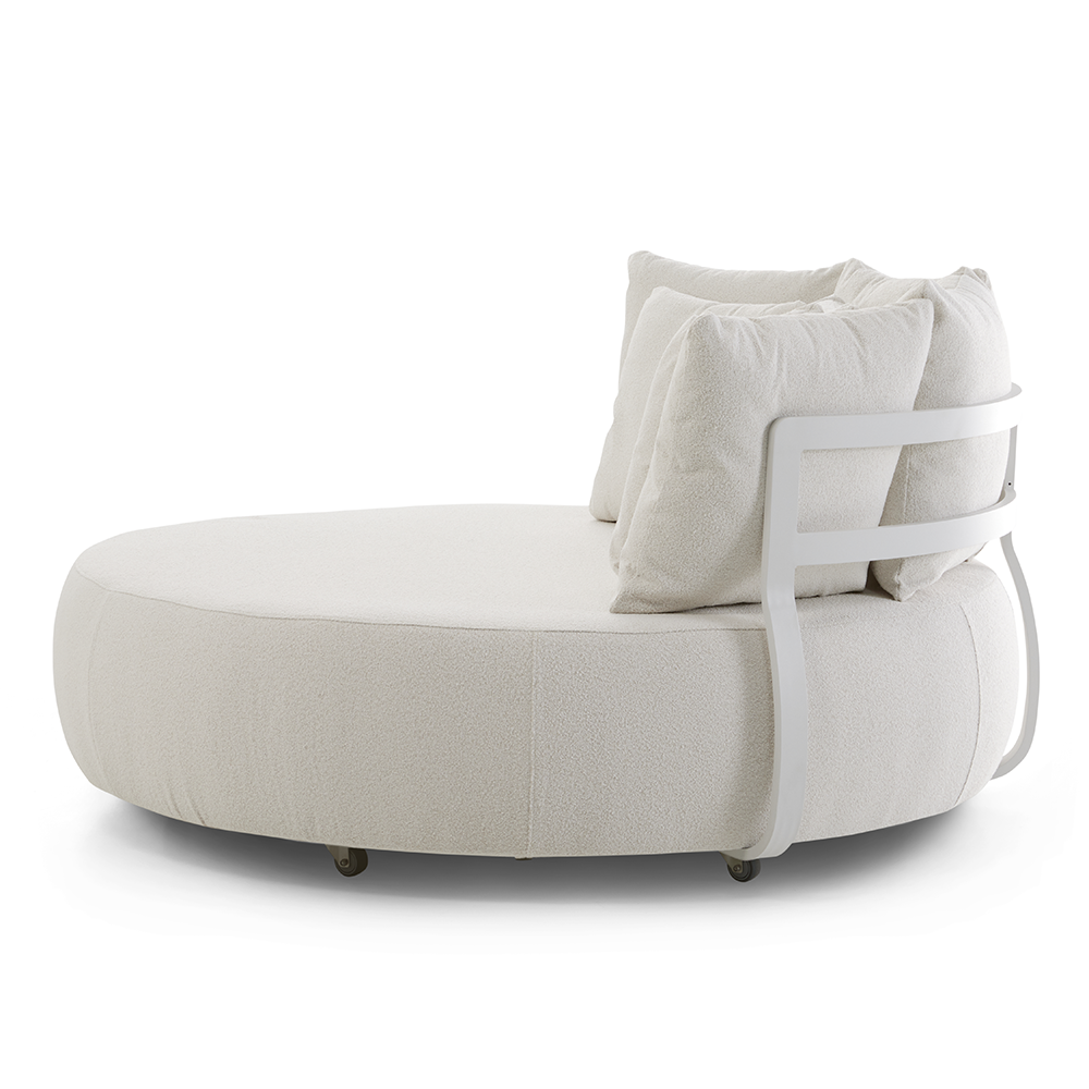 Catalina Outdoor Aluminium Round Daybed Lounge