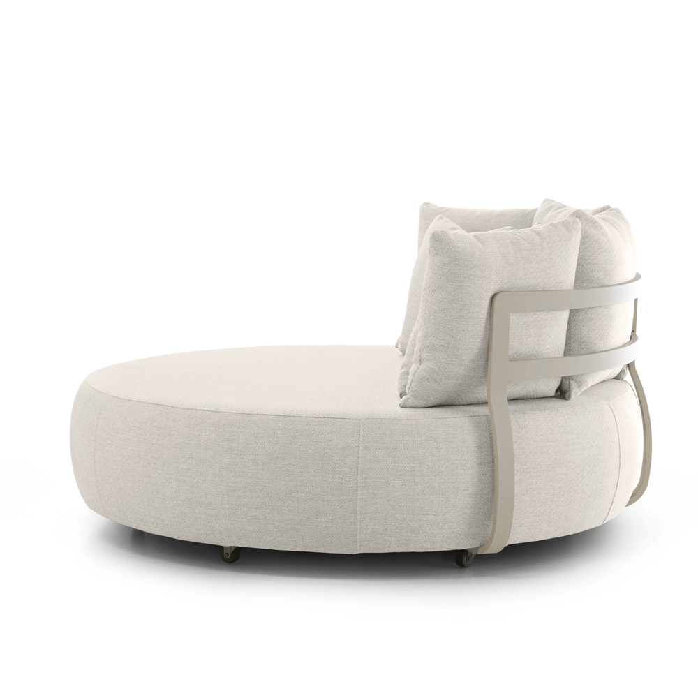 Catalina Outdoor Aluminium Round Daybed Lounge