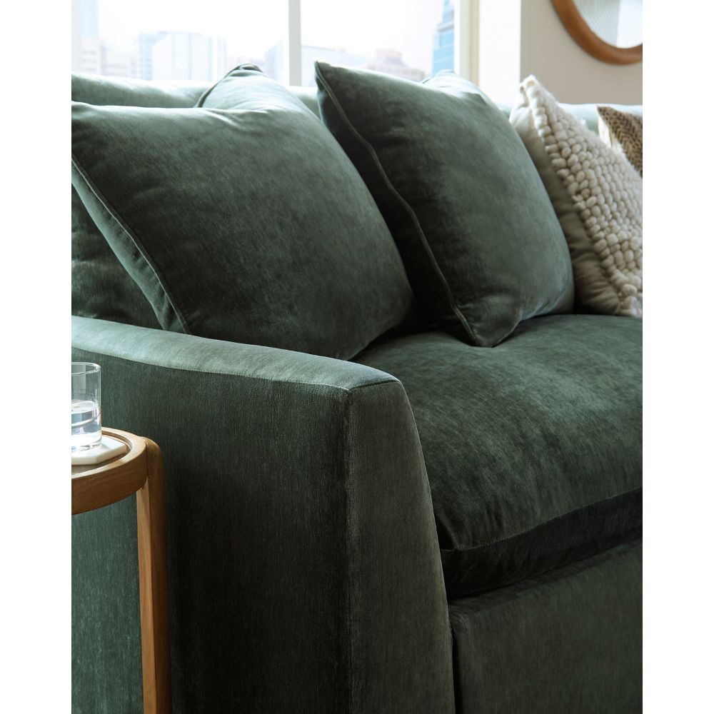 Charlotte Indoor Fabric Corner Sofa Lounge with Ottoman