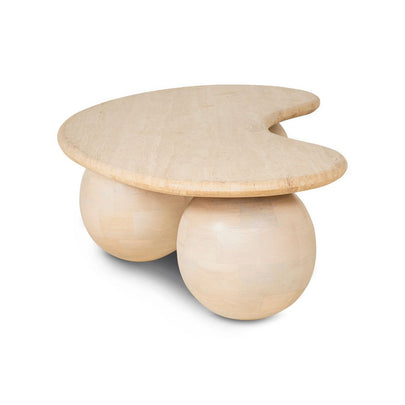 Coral Indoor Travertine Coffee Table